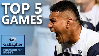 Top 5 Games So Far! | Last Second Tries And Incredible Comebacks | Gallagher Premiership Rugby 2020