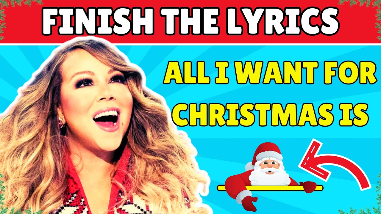 FINISH THE LYRICS 🎅 Christmas Songs Quiz - YouTube