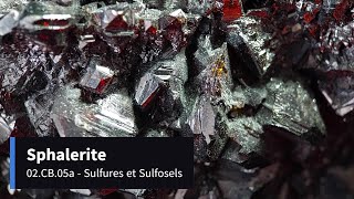 02.CB.05a - Sphalerite ‐ #C05 - Minéraux