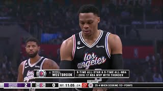 Russell Westbrook's First Points As A Clipper 👀 | February 24, 2023