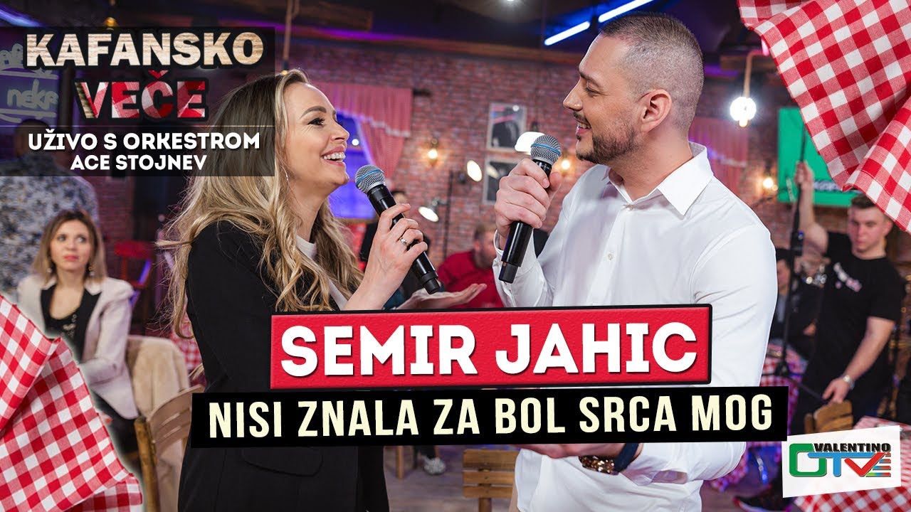 SEMIR JAHIC - NISI ZNALA ZA BOL SRCA MOG | UZIVO ( ORK. ACE STOJNEV ...