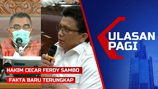 LIVE Ulasan Pagi - Hakim, Jaksa Hingga Kuasa Hukum Eliezer Cecar Ferdy Sambo di Persidangan
