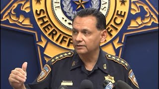 Harris County Sheriff Ed Gonzalez discusses sexual assault of sergeant, staffing concerns at Har...