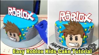 Easy Kids' Roblox Birthday Cake That Anybody Can Make at Home