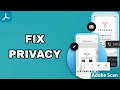 How To Fix And Solve Privacy On Adobe Scan App | Final Solution