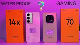 Realme 14x Vs Realme Narzo 70 Turbo Unboxing | Comparison | Camera | Price