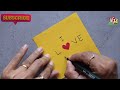 diy surprise message card easy valentines day secret gift card valentines day special card