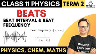 Beats Class 11 Physics Term 2 Derivation Of Beat Frequency & Beat Interval, Waves, 2022 Exam