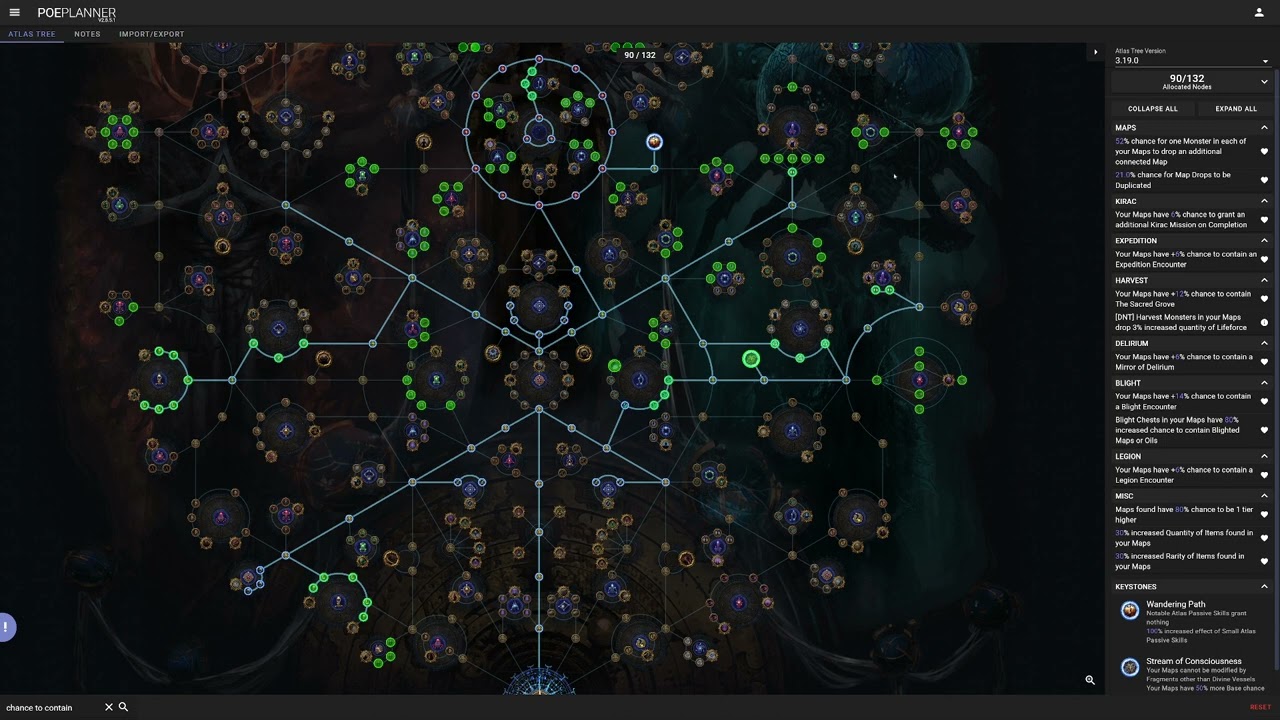 POE 3.19 Wandering Path Atlas Passives - YouTube