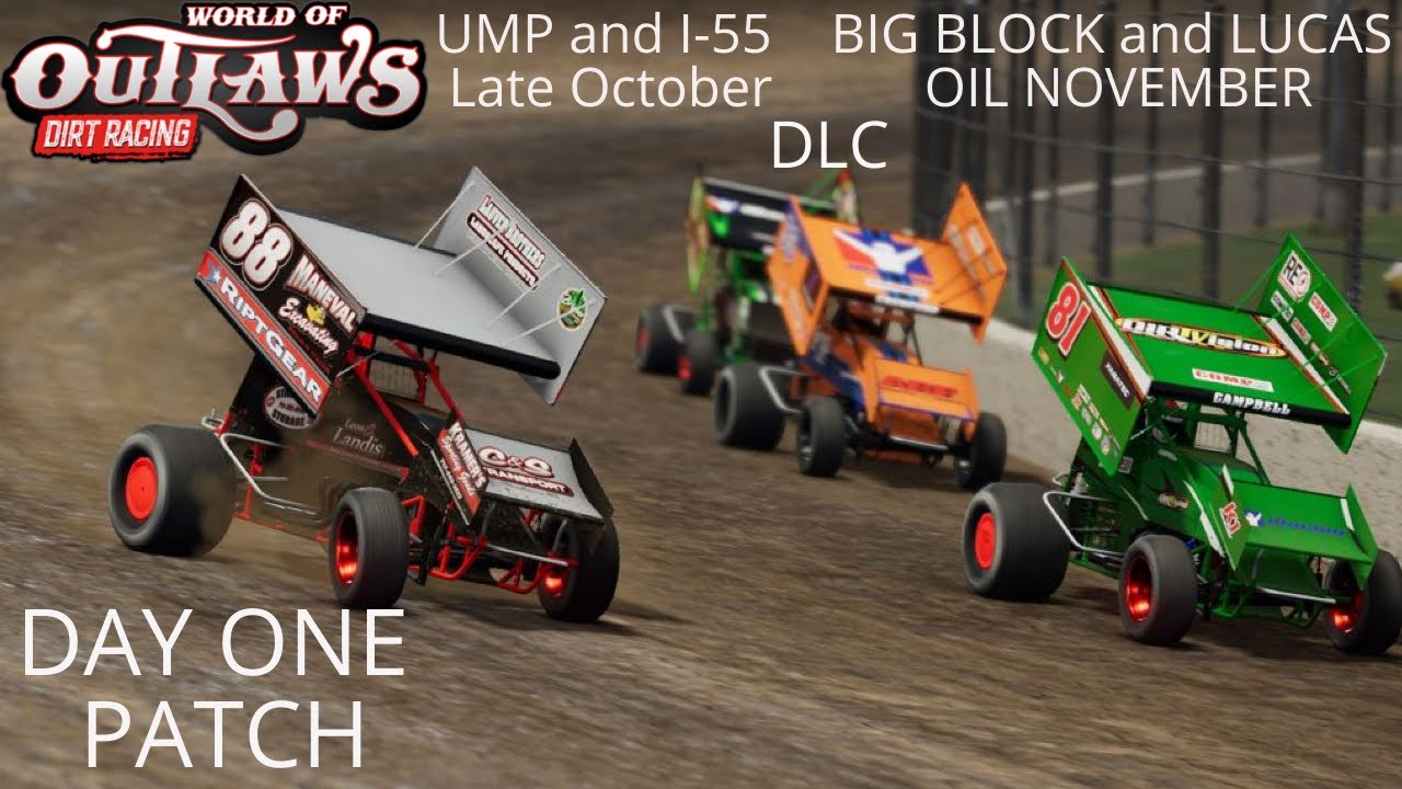 World Of Outlaws Dirt Racing Day One Patch And 4 Late Model Coming ...