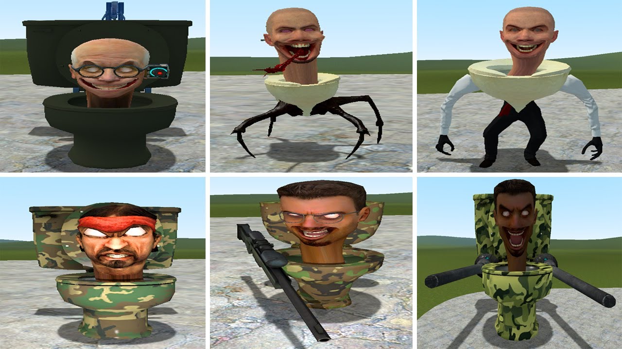 Destroy All Skibidi Toilet Family In Garry's Mod - YouTube