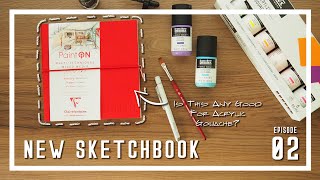 New Sketchbook - Best for Acrylic Gouache? | Gouache Diaries | Ep 02