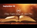 daily bible reading september 26