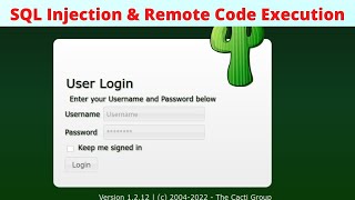 SQL Injection and Remote Code Execution || Cacti Pentesting || Burpsuite Monitors All Requests