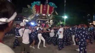 2016年　堺・開口神社　ふとん太鼓宮入⑧　新在家濱（蔵入）