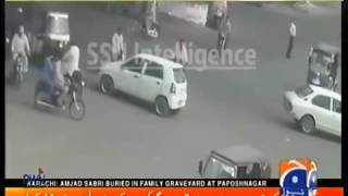 amjad sabri CCTV Footage Murderers   Geo News   YouTube