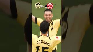 Dortmund Vs Frankfurt: Pesta Gol, Die Borussen Puncaki Bundesliga #shortvideo