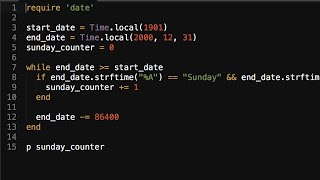 Date algorithms in ruby