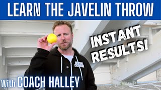 Javelin Ball Throws - Increasing Pretension in the Shoulder for Farther Throws