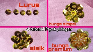 tutorial Payet piringan untuk pemula