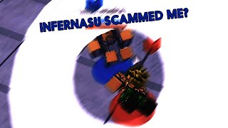 How Infernasu SCAMMED Me Of 100,000 Robux | Anime Battle Arena