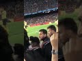 fans chanting cristiano ronaldo infront of messi😭