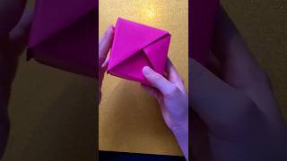 Origami Super Easy Paper Box 😍 #origami #shorts #diy