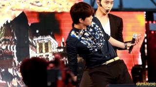 [Fancam] 131006 F1 2PM Stage :: Heartbeat Taecyeon (テギョン 택연)