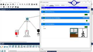 Intruder Detector or Thief-Catcher IoT System with Motion Detector, Siren \u0026 CCTV Using Packet Tracer