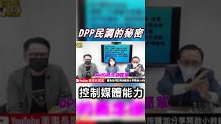 #shorts DPP民調"鐵板"的秘密!吳子嘉:控制媒體能力全所未有  @中天新聞   ​