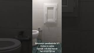 Bakıxanov qəsəbəsində 3/1 3-otaqlı ev satılır 109500 manat.