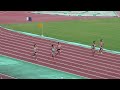 2020年埼玉県陸上競技選手権大会　女子200m予選１組　寺園、前野、三国