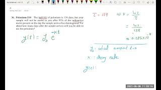 Discussion 7.4 Exponential Change and Separable Differential Equations 2