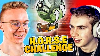 Musty Challenged JZR to a Game of HORSE (NA vs EU Rocket League)