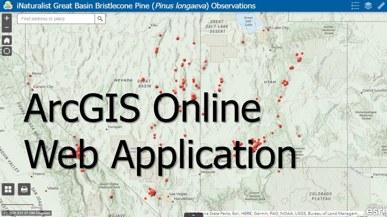 How To Create A Simple Arcgis Online Web Application Youtube