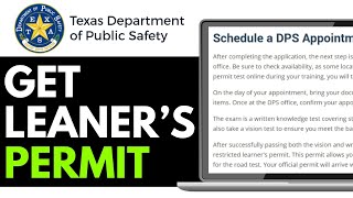 How to Get Learners Permit in Texas 2026 (QUICK GUIDE)