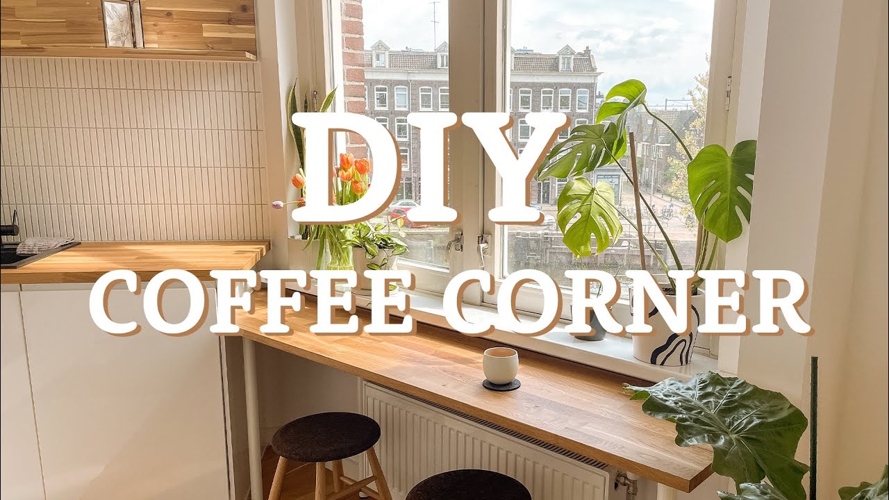 Diy Coffee Corner Breakfast Bar Youtube