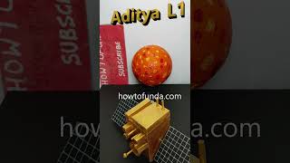 aditya l1 sun mission satellite working model - #shorts  | howtofunda