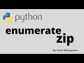 enumerate and zip function | Python