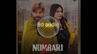 2 Numbari | massom Sharma| Manisha Sharma | new haryanvi song |  8d Audio