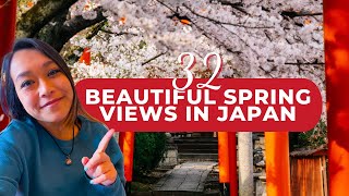 Spring Season in Japan: 32 Most Beautiful scenic spots to visit for Cherry blossoms \u0026 more