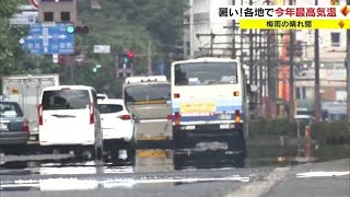 暑い！　岡山・香川で計１１人が熱中症疑いで搬送　各地で今年の最高気温に【岡山・香川】 (23/06/27 18:00)