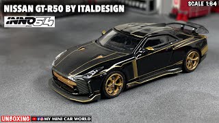 『MY MINI CAR WORLD』UNBOXING INNO64 1/64 NISSAN GT-R50 by ITALDESIGN