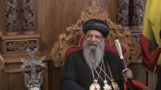 Press Meet of HH Mathias Patriarch at Devalokam Aramana