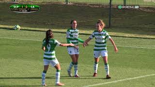 Futebol feminino   liga Allianz  Sporting 3-0 C. Albergaria  07-01-2018