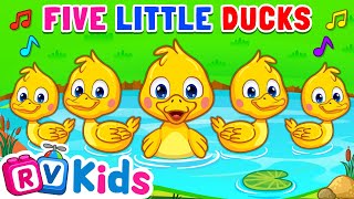 Five Little Ducks | RV AppStudios Kids Songs & Nursery Rhymes