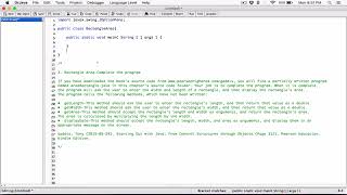 5.3. Rectangle Area-Complete the program - Java