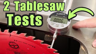 Two Tablesaw Tests iGaging DigiAlign