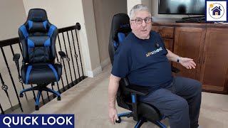 Quick Look: Emerge Vartan Gaming Chair Unboxing \u0026 Install, simple assembly, comfortable, adjustable