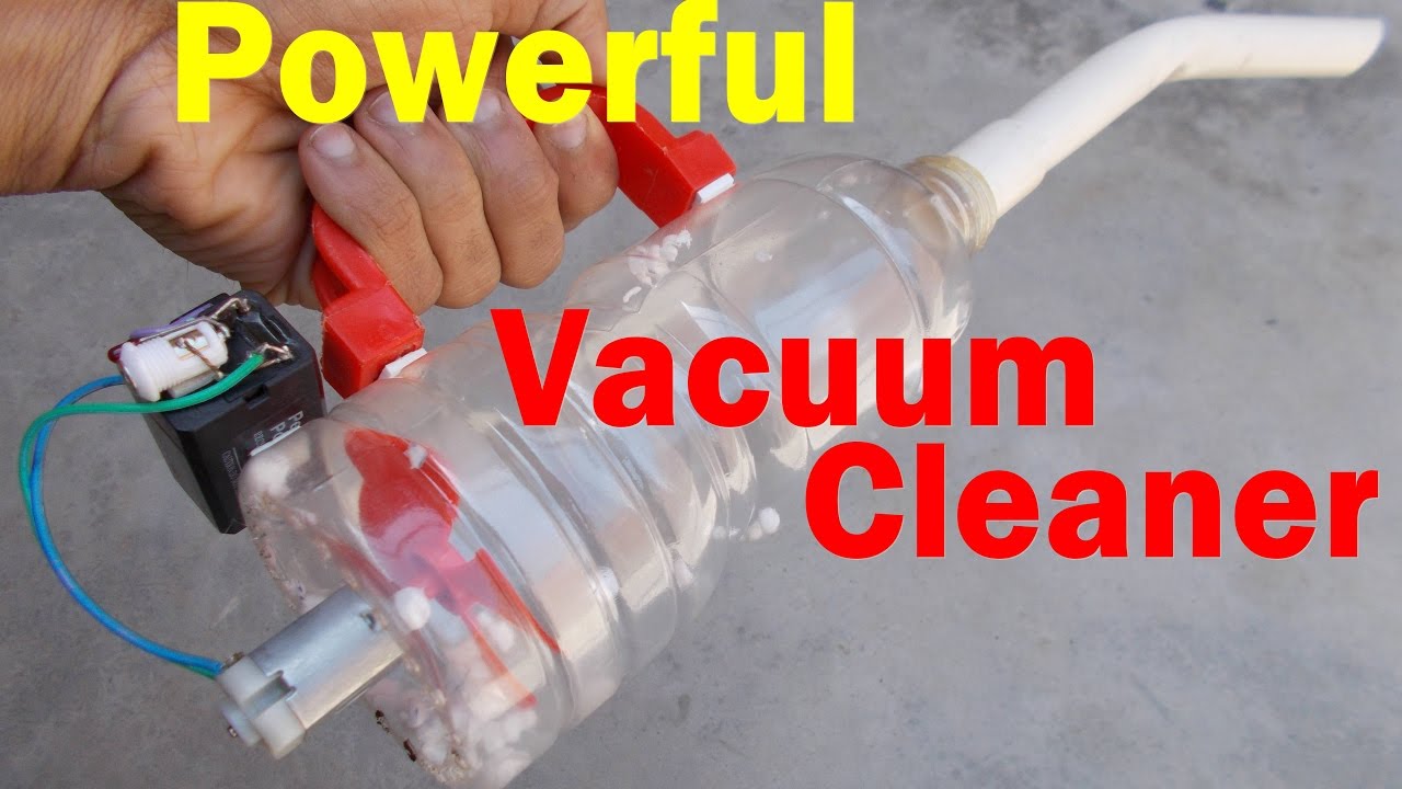 How To Make Homemade Vacuum Cleaner Using Bottle - YouTube